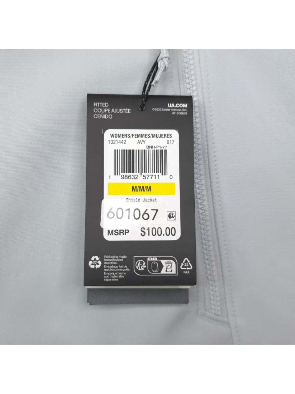 Under Armour Shield Jacket Infrared M Windproof Water-Repellent ColdGear Fitted - Picture 5 of 16